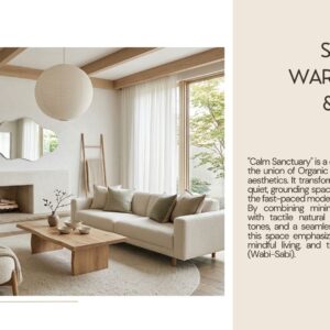 Custom Model Apartment Interior Design: Floorplan, Visual Board & Shopping List